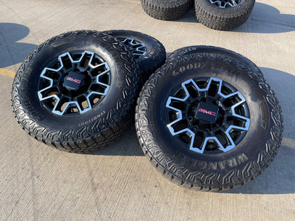 18" GMC Sierra AT4X Chevy Trail Boss 2500 OEM 14136 wheels rims GOODYEAR 35"