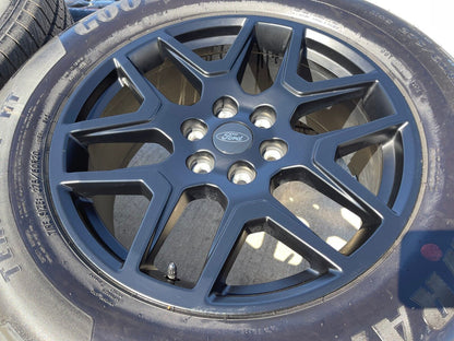 20" Ford F-150 Expedition OEM wheels BLACK tires 2023 2024 2025 NEW