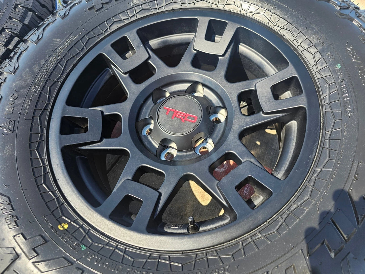 17" Toyota Tacoma 4Runner OEM wheels rims black 75167 TRD FJ A/T4 tires NEW