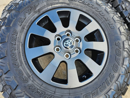 18" Toyota Land Cruiser OEM TRD wheels rims 95952 Tundra Sequoia TOYO R/T