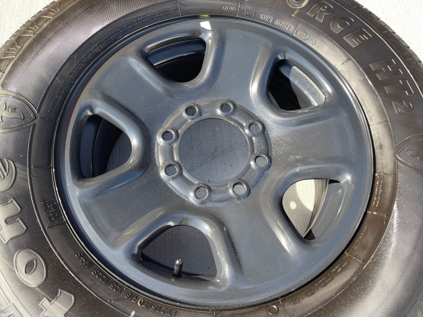 18" Dodge Ram 2500 3500 STEEL black OEM 2473 wheel rim tire 2025 2026 2027 NEW