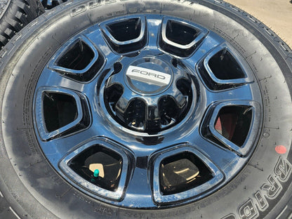 20" Ford F-250 F-350 OEM Lariat Platinum wheels rims 10486 tires 2024 2025 NEW