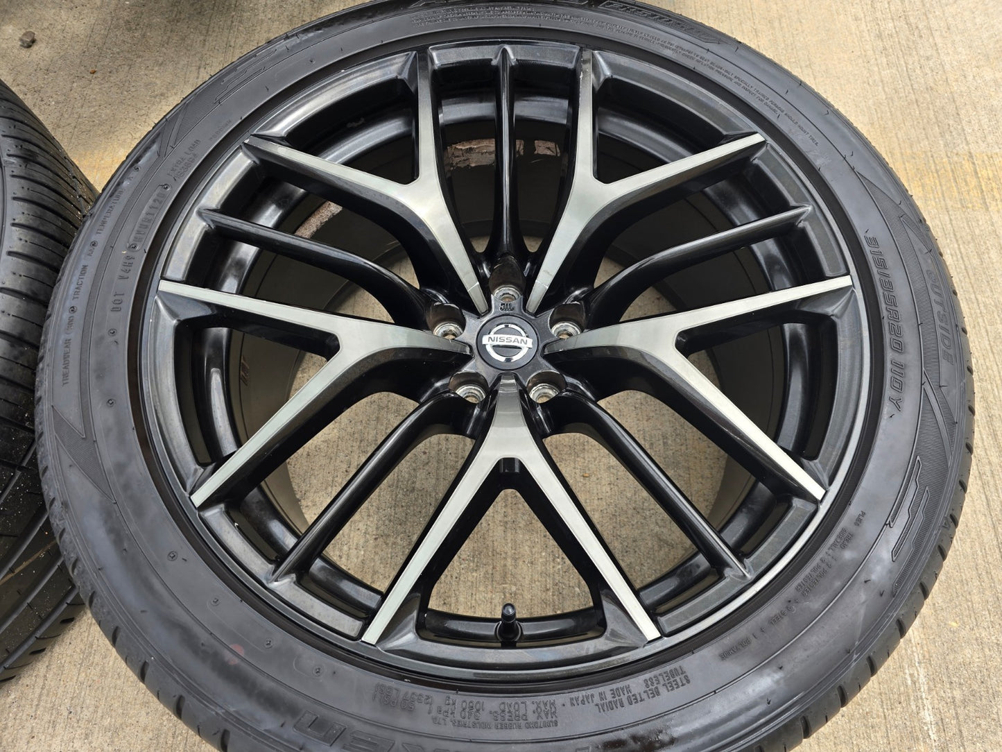20" Nissan GT-R OEM wheels rims RAYS 62801 62200 SET GTR 2019 2020 2022 2023