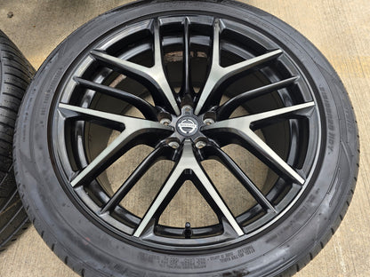 20" Nissan GT-R OEM wheels rims RAYS 62801 62200 SET GTR 2019 2020 2022 2023