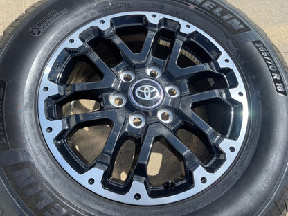 (1) 18" Toyota Tundra TRD OEM black wheel rim 75273 95407 Sequoia SET MICHELIN