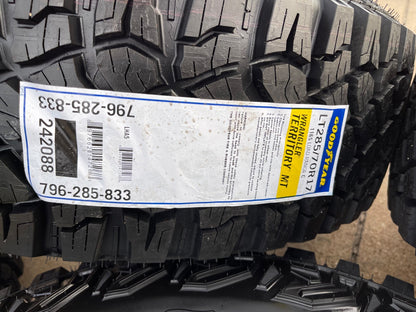 17" Jeep Wrangler Rubicon OEM 95730 9327 wheels rims Gladiator GOODYEAR 33" NEW