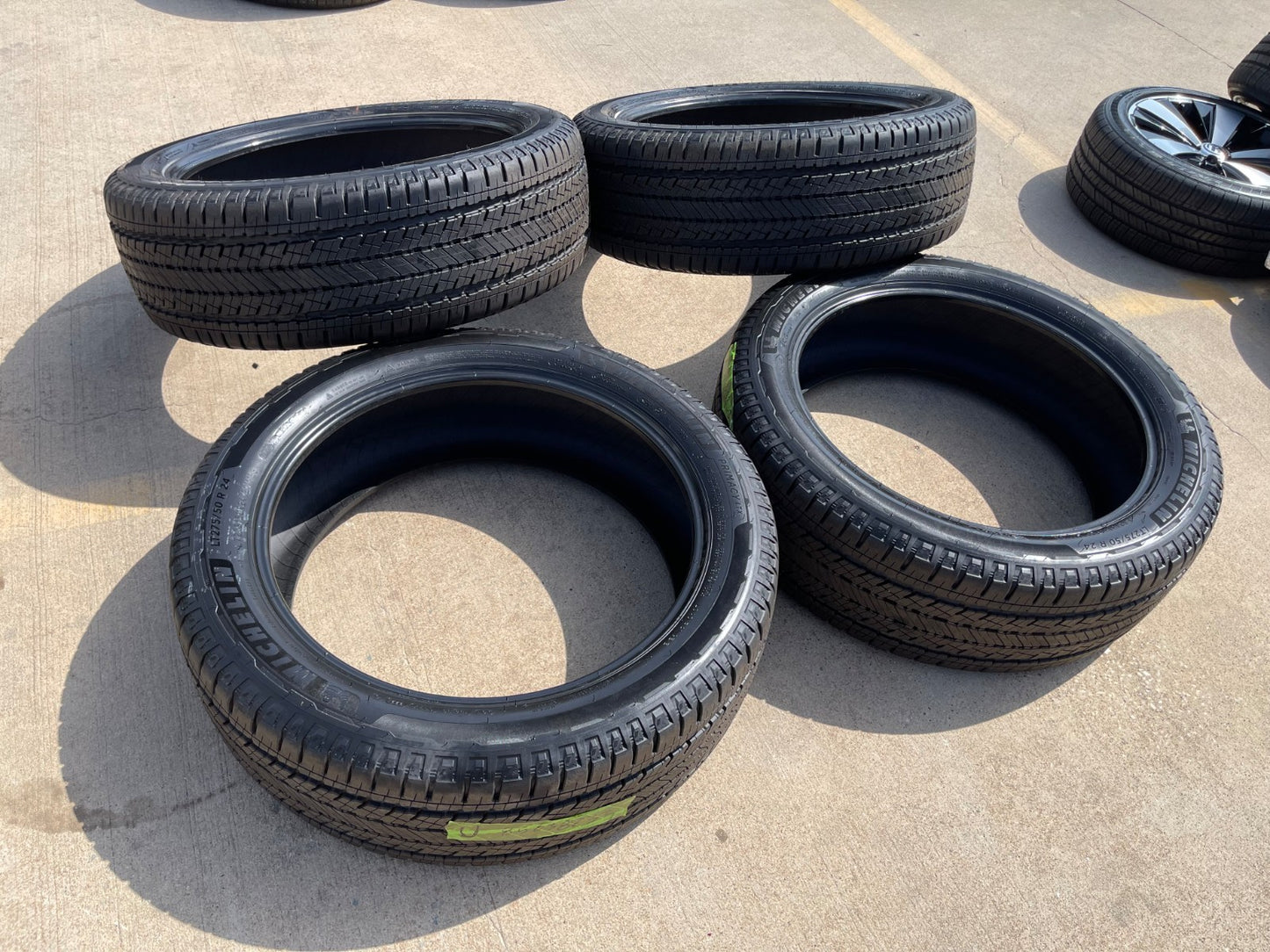 (4) 275/50/24 Michelin Primacy LTX tires 275/50R24 LT 10 PLY 121S NEW TAKE OFFS