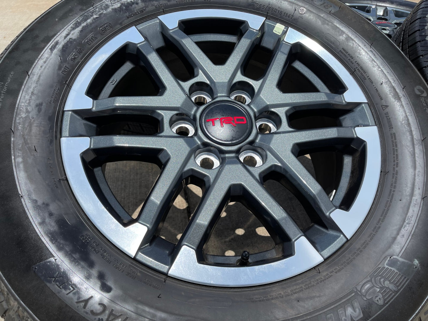 18" Toyota Tacoma 4Runner TRD OEM 10641 wheels rims 2024 2025 2026 2027 NEW