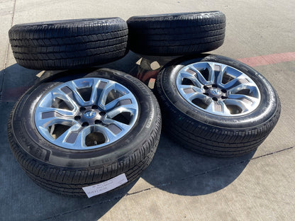 20" Dodge Ram 1500 OEM Laramie Long Horn 2678 2682 wheels rims MICHELIN DEFENDER