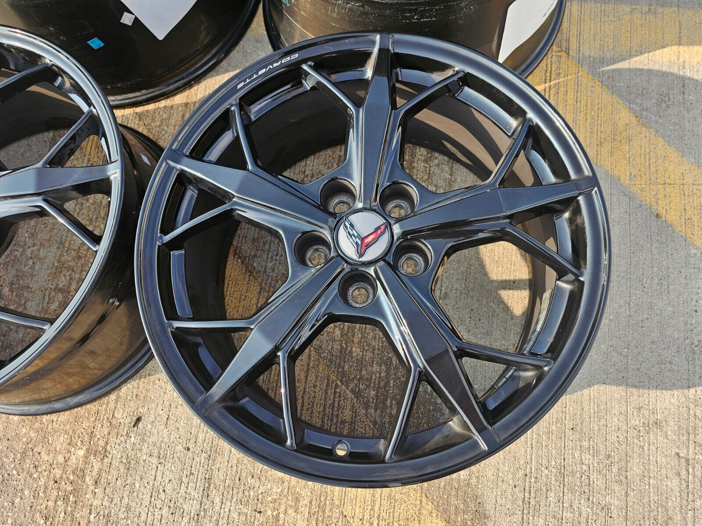 19" + 20" Chevy Corvette C8 OEM rims 14011 14012 2022 2023 2024 2025 2026