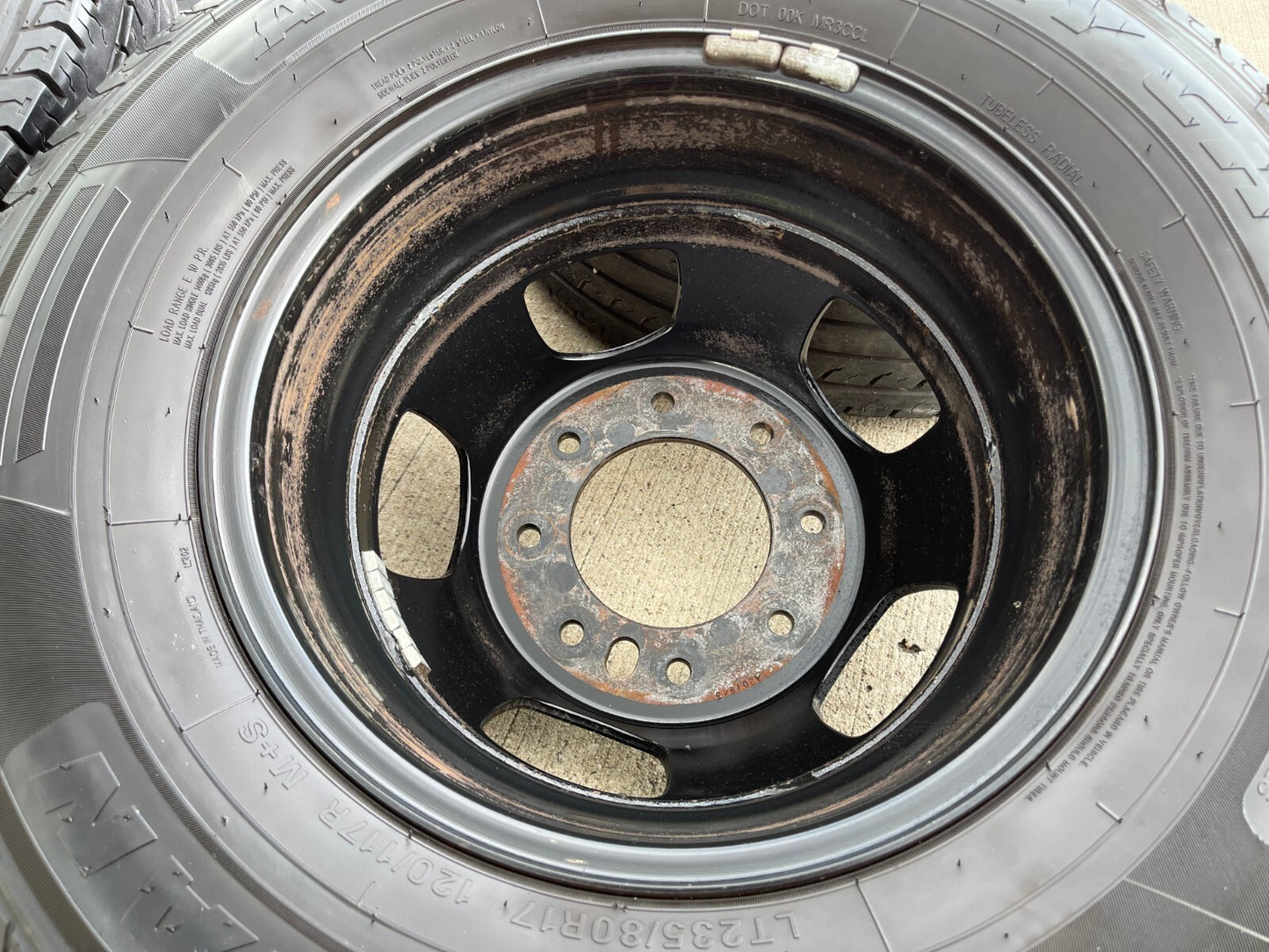 17" Dodge Ram 3500 Dually Laramie 8x200 wheels rims 2703 2704 OEM IRONMAN