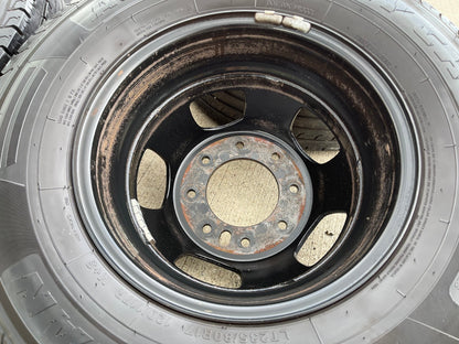 17" Dodge Ram 3500 Dually Laramie 8x200 wheels rims 2703 2704 OEM IRONMAN