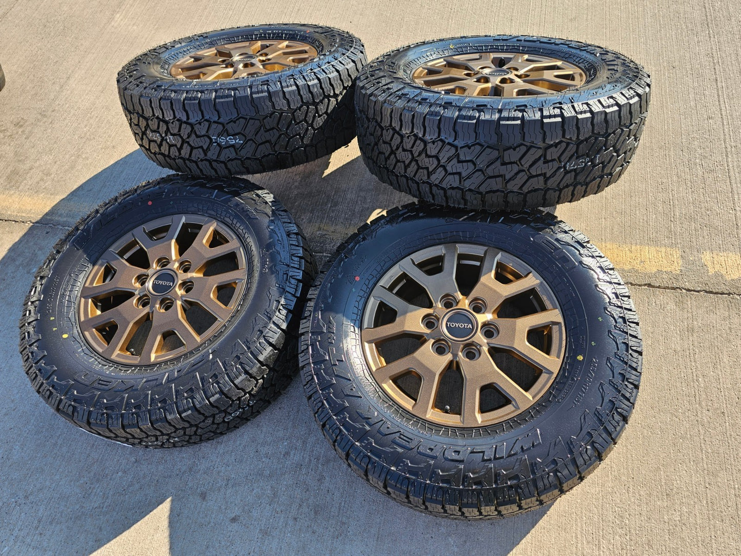 17" Toyota Tacoma 4Runner TRD OEM 94254 10637 BRONZE wheels rims 2025 2026 NEW