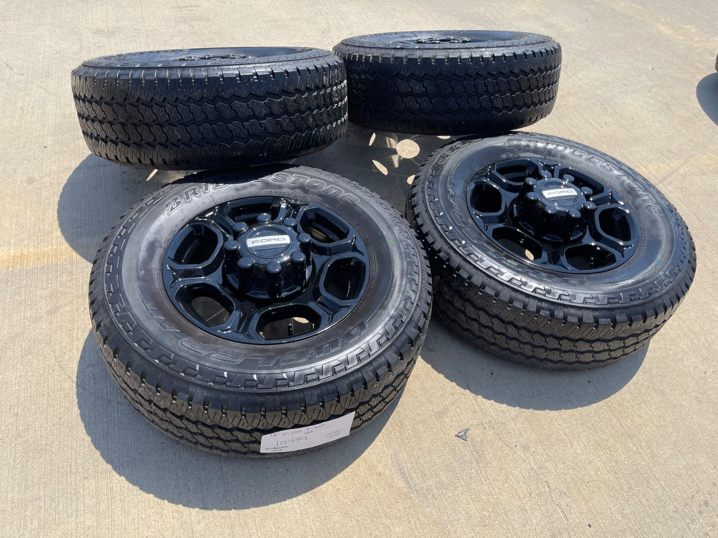 18" Ford F-250 F-350 Lariat FX-4 OEM 10479 wheels rims SET 2024 2025 2026 2027