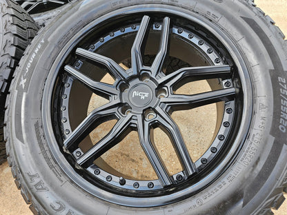 20" 20x9 NICHE Methos M194 Jeep Wrangler wheels rims 5x114.3 5x4.5