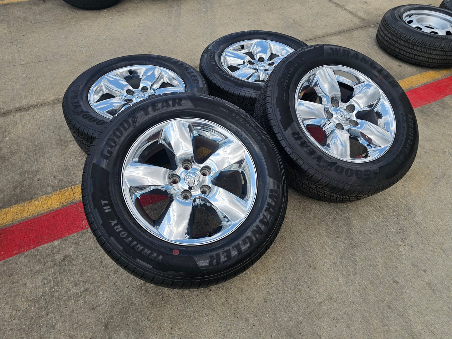 20" Dodge Ram 1500 OEM wheels rims 2495 CHROME 5x139 5x5.5 SET