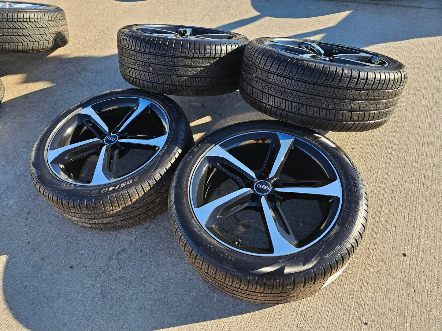 21" Audi SQ5 SQ7 SQ8 OEM wheels rims 58939 Q7 Q8 Q5 RS S PIRELLI