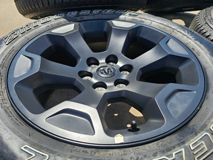 20" Dodge Ram 1500 OEM Laramie Black 2462 2680 wheels rims 2026 2027 SET NEW