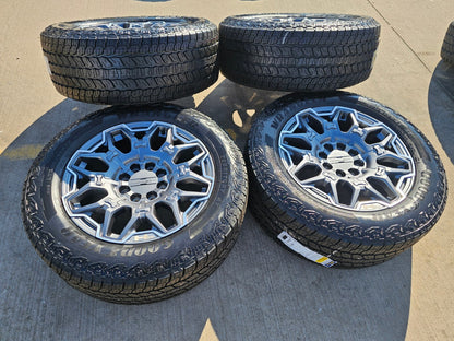 22" Hummer EV HEV 2500 OEM 8x165 14094 wheels rims 2024 2025 2026 NEW GOODYEAR
