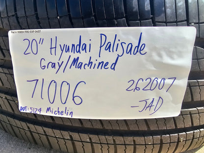 20" Hyundai Palisade Calligraphy OEM 71006 wheels rims 2024 2025 2026 MICHELIN