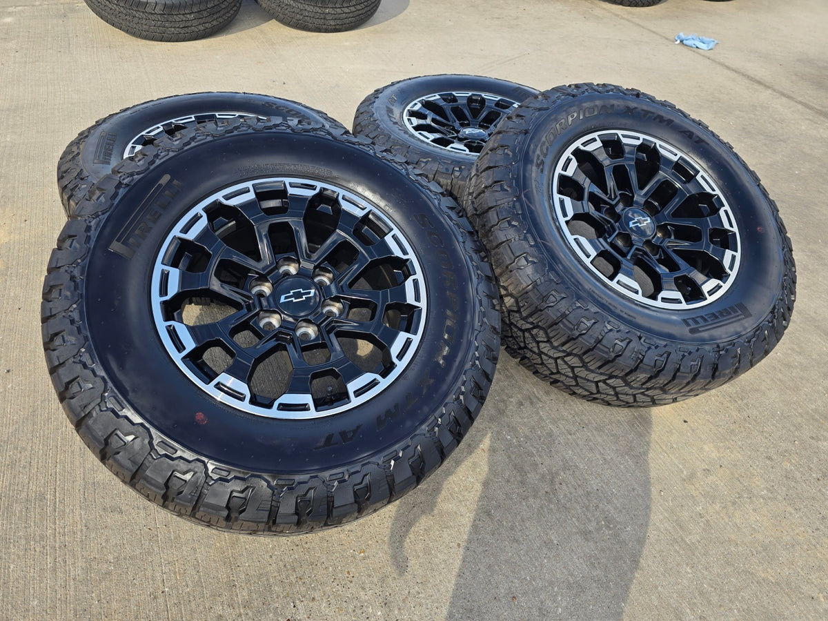 18" Chevy Silverado ZR2 Tahoe TRAIL BOSS Sierra OEM wheels rims 2026 2027 NEW