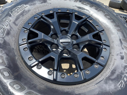 17" Ford F-150 Raptor R OEM BEADLOCK 10460 rims wheels 37" tires BFG