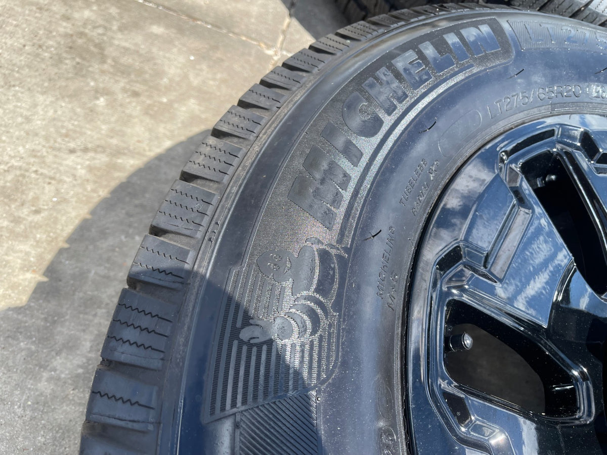 20" Ford F-250 F-350 OEM 10487 LIMITED TREMOR wheels rims SET MICHELIN DEFENDER