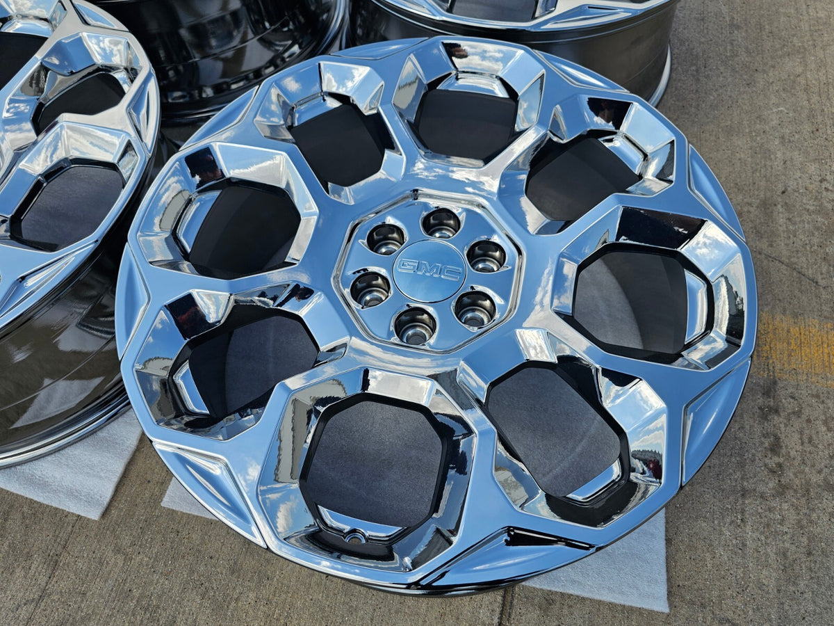 24" GMC Yukon Sierra Tahoe Cadillac Escalade OEM wheels rims 2025 2026 2027 NEW