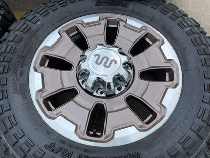 20" Ford F-250 F-350 OEM 10487 LIMITED KING RANCH tan wheels rims tires 35"