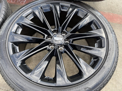 24" Cadillac Escalade V OEM ONYX wheels rims 2023 2024 2025 2026 BRIDGESTONE
