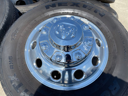 17" Dodge Ram 3500 Dually Laramie 8x200 wheels rims 2701 2702 OEM 2022 2023 2024