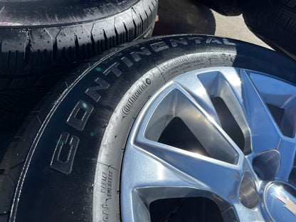 20" Chevy Tahoe Silverado LTZ 5920 OEM wheels rims Yukon 2025 2026 CONTINENTAL