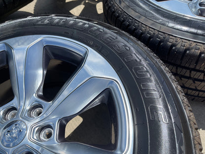 20" Dodge Ram 1500 OEM Laramie Long Horn wheels rims 2681 SET BRIDGESTONE NEW