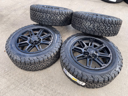 20" Toyota Tundra Sequoia T FORCE TSS TRD OEM black wheels rims 5x150 NEW BFG