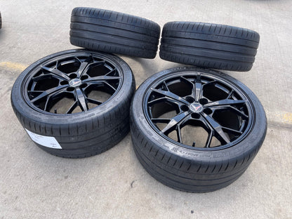 19" + 20" Chevy Corvette Z06 C8 OEM 14011 14012 wheels rims 2021 2023 2024 2025
