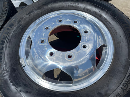 17" Chevy Silverado GMC Sierra 3500 Dually rims wheels SET OEM 5519 5520 8094