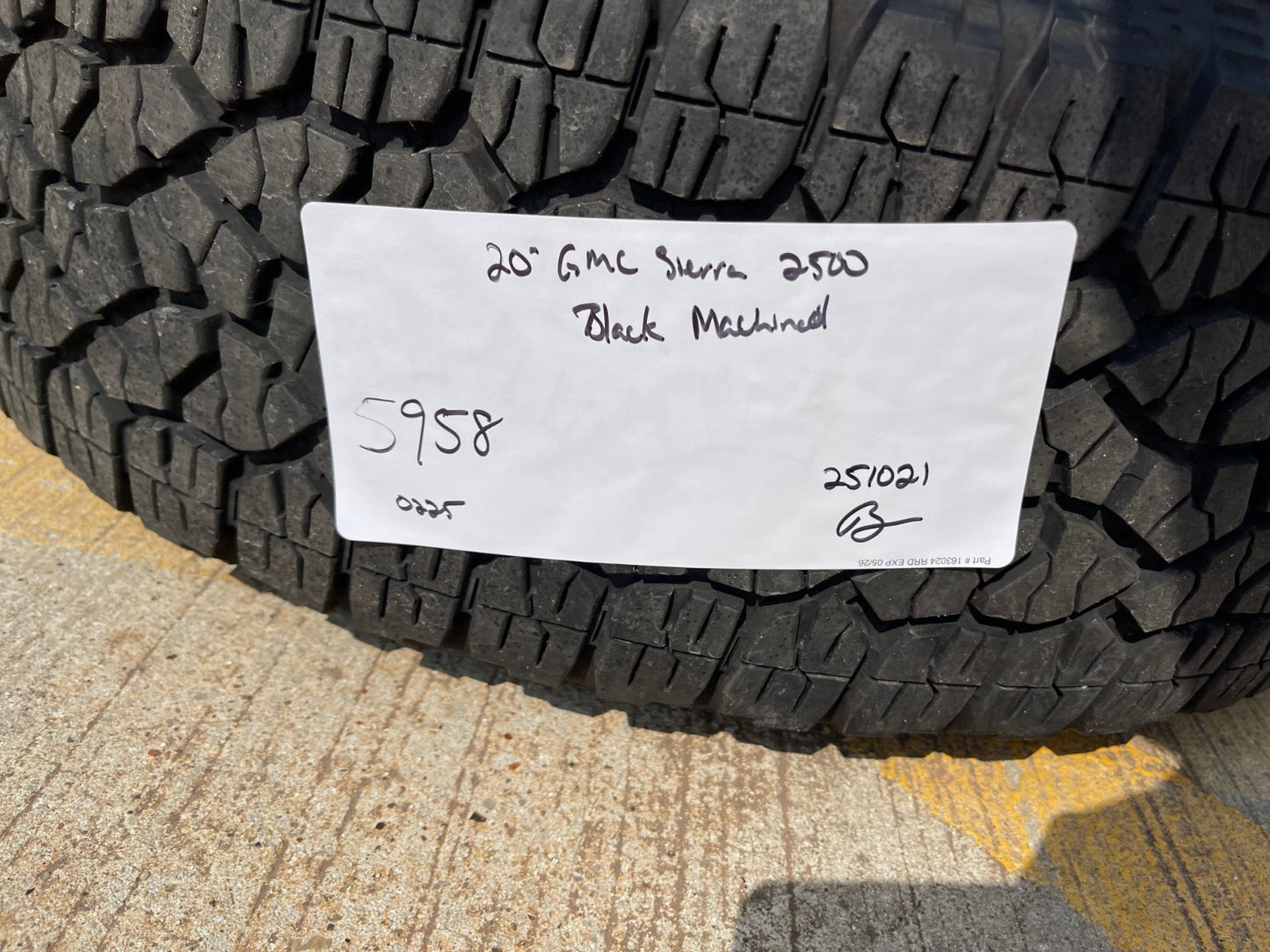 20" GMC Sierra AT4X 2500 3500 OEM wheel rim 5958 14138 Chevy Silverado