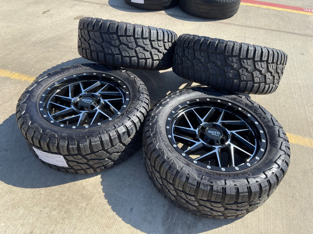 20x9 20" MOTO METAL MO985 Breakout Silverado RAM Tacoma wheels rims 6x139 6x5.5