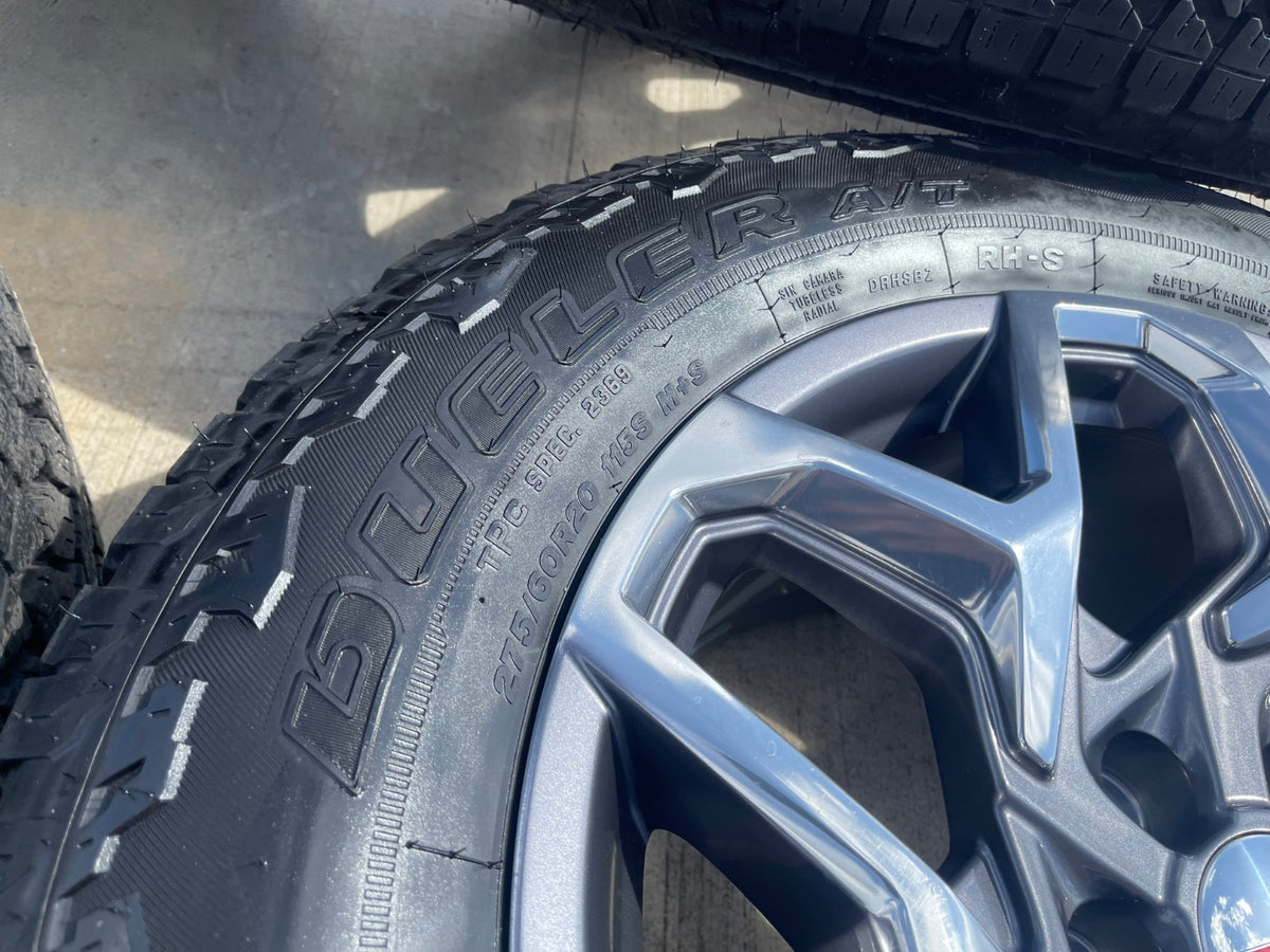 20" GMC Sierra Yukon AT4 Tahoe Silverado 95369 OEM wheels rims 2025 2026 SET