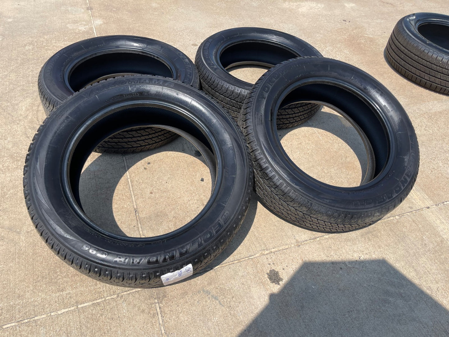 (4) 245/60/20 Yokohama Geolander G96 tires 245/60R20 Toyota 4Runner