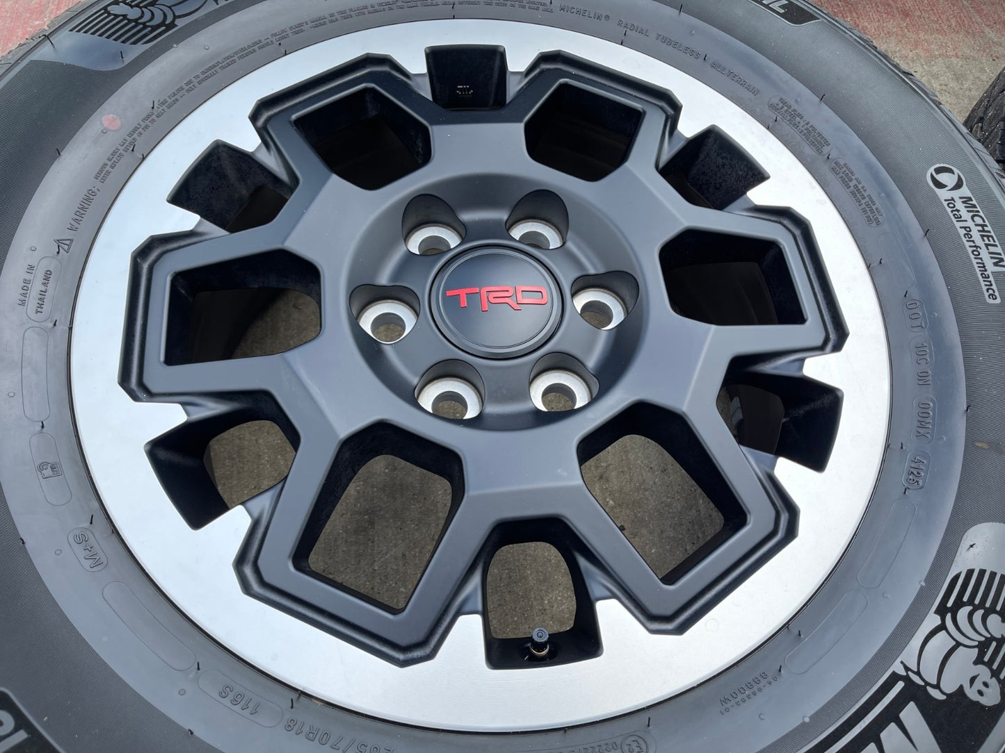 18" Toyota Tacoma 4Runner TRD OEM 94199 wheels rims 2024 2025 2026 MICHELIN NEW