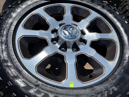 20" Dodge Ram 2500 3500 LARAMIE OEM 2698 wheels rims TAN SET DURATRAC A/T NEW
