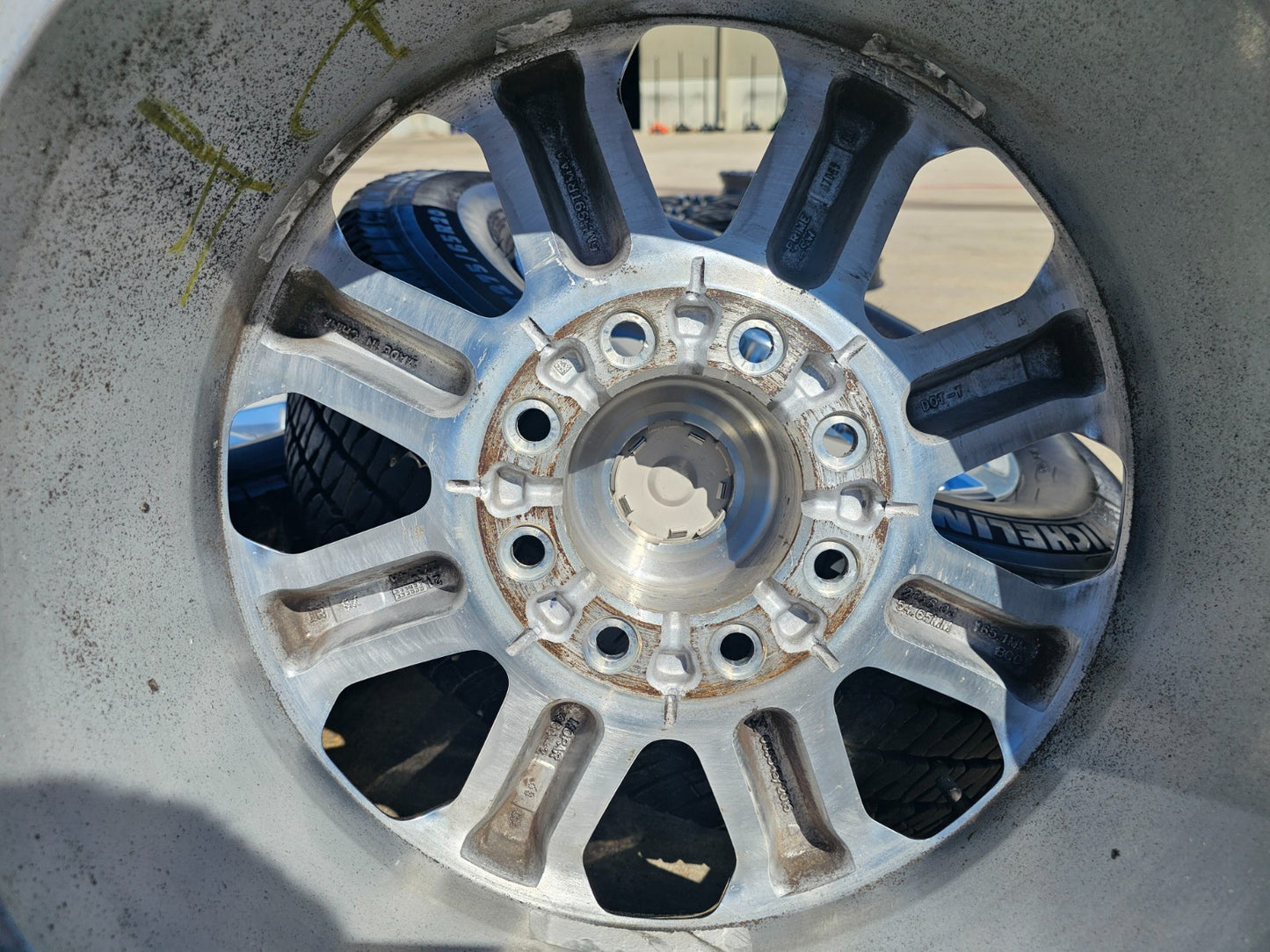 20" Dodge Ram 2500 3500 LARAMIE OEM 2700 wheels rims tires MICHELIN