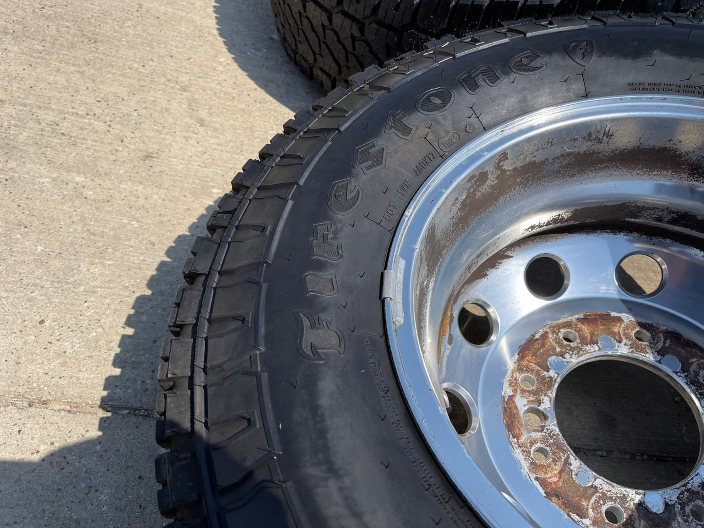 17" Dodge Ram 3500 Dually Laramie 8x200 wheels rims 2701 2702 OEM FIRESTONE