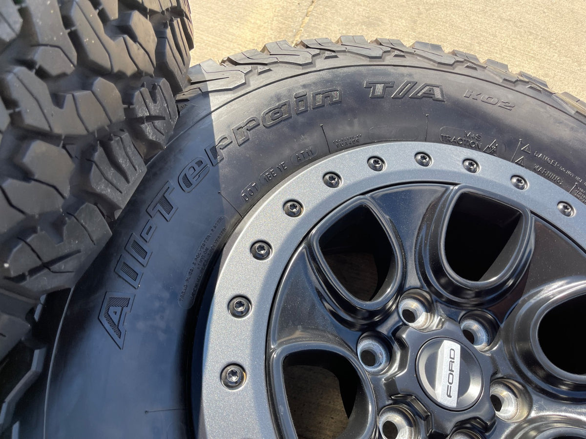 17" Ford F-150 Raptor OEM BEADLOCK rims wheels 10459 95210 SET BFG 33"