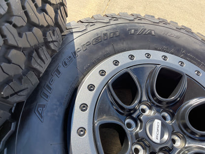 17" Ford F-150 Raptor OEM BEADLOCK rims wheels 10459 95210 SET BFG 33"