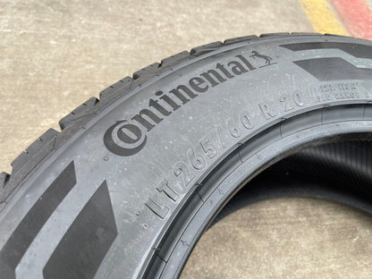 (1) 265/60/20 Continental Terrain Contact H/T OWL tire 118R LT 10 PLY LRE NEW