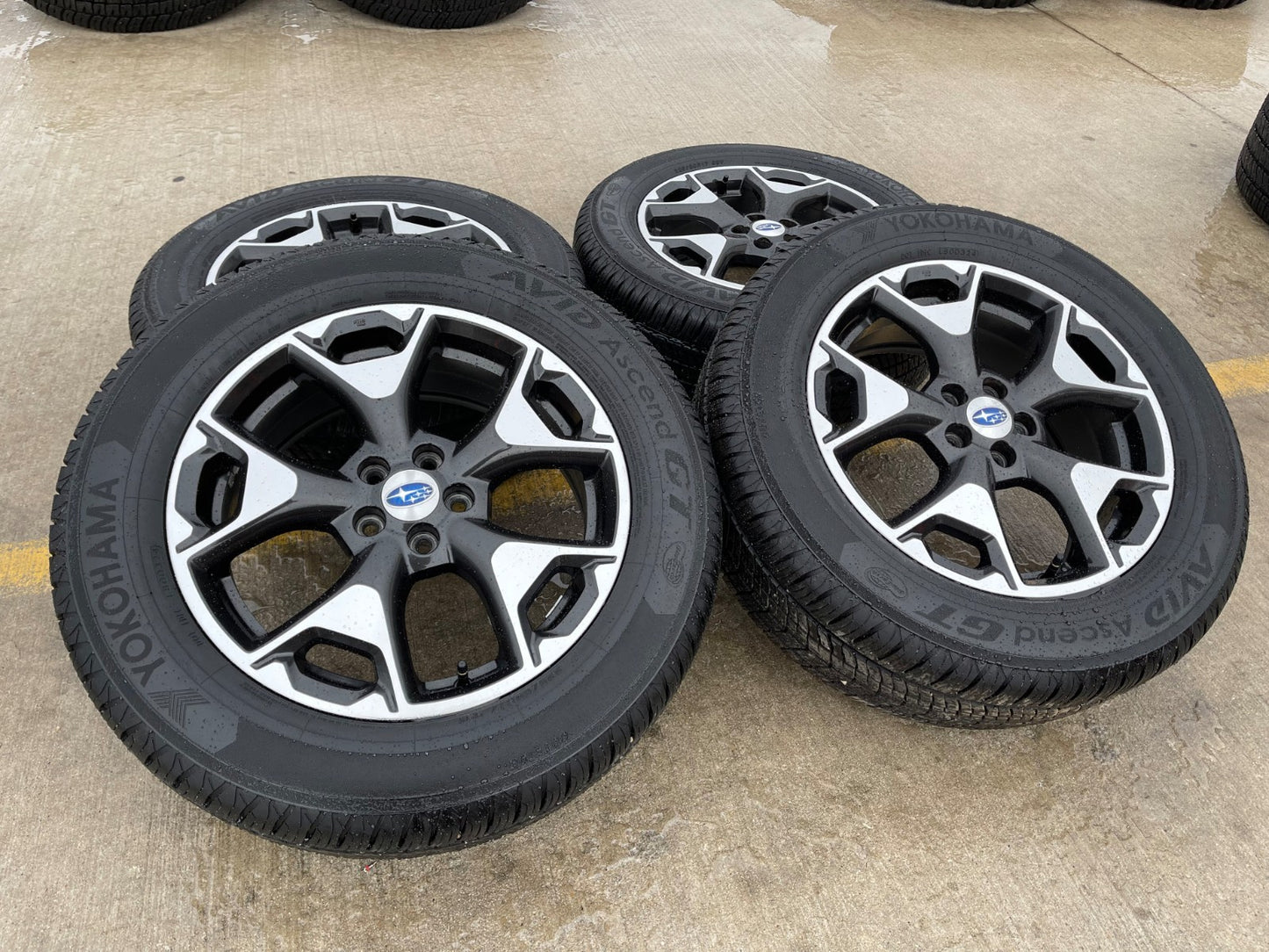 17" Subaru XV Crosstrek OEM 68855 wheels rims tires 2022 2023 2024 2025 2026
