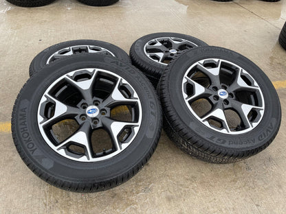 17" Subaru XV Crosstrek OEM 68855 wheels rims tires 2022 2023 2024 2025 2026