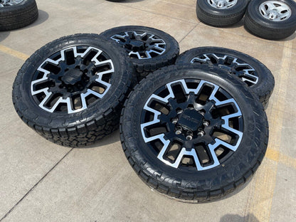 22" Chevy Silverado GMC Sierra 2500 OEM wheels rims 2024 2025 NEW TOYO 35" tires